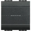 AKSIALNI TIPKA 1P/10A/250V 2M ANTRACIT L4055M2AN