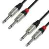 ADAM HALL K4TPP0600 2xMONO TO 2xJACK MONO 6M