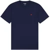 WRANGLER Majica SIGN OFF TEE mornarska/rdeča/bela