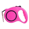 shumee Avtomatski pasji povodec, temno roza, do 11 kg, 3 m
