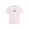 TOMMY HILFIGER Majica  mornarska / pastelno roza / rdeča