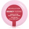 Revolution Bouncy Pudding Lip & Cheek večnamensko ličilo za ustnice in lica odtenek Pink Mood 6 g