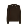 Karl Lagerfeld Pulover temno rjava