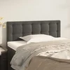 Vidaxl vidaXL Vzglavje za posteljo temno sivo 100x5x78/88 cm žametno