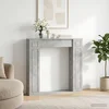 Okvir za kamin Betonska siva 100 x 20 x 100 cm