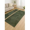 Conceptum Hypnose Tepih BSR-11, Pravougaoni, 100x180 cm, Maslina