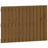 Vidaxl Stensko posteljno vzglavje medeno rjavo 82,5x3x60 cm borovina