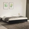 Okvir za krevet bez madraca crni 200x200 cm baršunasti