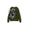 Desigual Pulover temno zelena/mešane barve