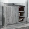 Ormarić za umivaonik boja hrasta 63x29x55 cm konstruirano drvo