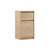 Komoda MIYABI 47x86x40 cm, hrast Cremona