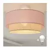 Brilagi - LED plafonski luster BOHO BOBO 1xE27/10W/230V prečnik 40 cm ružičasta/krem