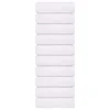 shumee vidaXL Mila brisače 10 kos FROGN bela 30x30 cm 100% bombaž