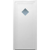 Zunanja stranska vrata Solid Elements Postojna KF04 (60x980x1980 mm, bela, leva, PVC)