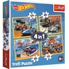 Trefl Slagalica Hot Wheels, 4u1