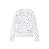 MANGO KIDS Majica svetlo modra/rjava/bela
