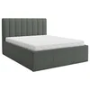 Boxxx OBLAZINJENA POSTELJA 140 cm x 200 cm , tekstil temno zelena