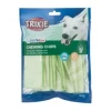 TRIXIE Poslastice za pse Denta Fun Chewing Chips, Štapići sa algama, 100 g
