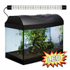 Akvarij STARTUP 40 LED Expert 6W - upognjen - črn