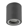Rabalux Plafonjera Kobald, GU10 25W, D8cm, Siva