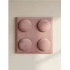 Sinsay - Baršunasti tapacirani panel u obliku kocke - pastelno roze