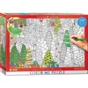 Eurographics - Puzzle Christmas trees Coloring puzzle - 275 - 400 kosov