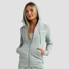 GymBeam Ženska dukserica Limitless Zip Up Eucalypt