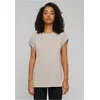 Womens T-shirt Modal Extended Shoulder - beige