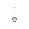 Redo 01-1140 - Luster na sajli FUSION 1xE27/42W/230V prečnik 38 cm siva