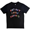 Red Hot Chili Peppers Majica Colourful Letters Unisex Black 2XL