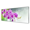 tulup.si Slika na akrilnem steklu Orhideje narava drops 125x50 cm 2 obešalnika
