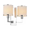 Open Design OR81497 - Zidna lampa CASA 2xE14/12W/230V sjajni hrom/krem
