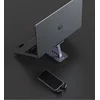 Vokamo Sklopivo postolje za laptop, Sivo