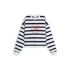 TOMMY HILFIGER Majica ROUNDAL temno modra / rdeča / bela
