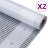 Cerade Leno 2 kom 260 g/m2 2 x 6 m bijele