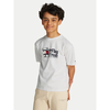 Tommy Hilfiger Majica Flag Fun KB0KB09354 S Bela Regular Fit