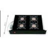 Triton 19 horiz.vent.j.4xVent.-220V/60W termostat.2U črna