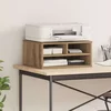 Držač za printer s pohranom Umjetnički hrast 49 x 40 x 22.5 cm