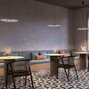 Maytoni LED viseča luč El, O 50 cm, bela, aluminij - Dnevna soba/jedilnica - Sodobni - bela, črna