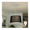 Brilagi - LED luster na sajli CERIA 1xE27/40W/230V prečnik 45 cm crna