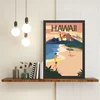 Wallity Uramljena slika Hawaii, 55x75 cm