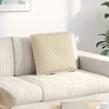 Jastuk za leđa Krema 50 x 19 x 45 cm tkanina