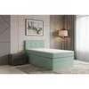 MID.YOU BOXSPRING POSTELJA 90 cm x 200 cm , tekstil, leseni material metino zelena