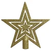 Novogodišnji ukras vrh za jelku Zvezda/ zlatna