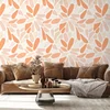 Tapeta oranžne abstraktne oblike - 392x264