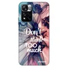 Fashion Case za Xiaomi Redmi Note 11 Pro - Dont think TOO much