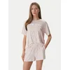 DKNY Pižama YI50093 Roza Regular Fit