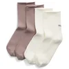 PUMA Womens Short Socks (2-Pack), Clothing, Beige Combo, 39/42