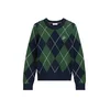 TOMMY HILFIGER Pulover mornarska/zelena/bela