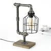 Opviq Stona lampa E27 Socket, Crno-Srebrna